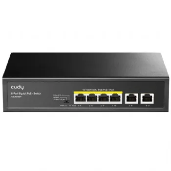 Thiết bị mạng Switch CUDY GS1006P 6 cổng Gigabit PoE + Switch 65W