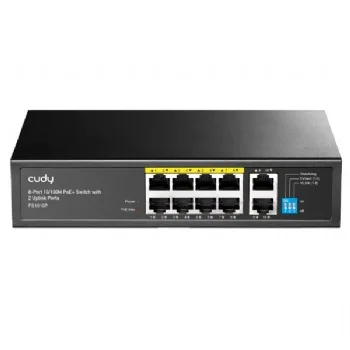 Thiết bị mạng Switch CUDY FS1010P 8 cổng 10/100 PoE + Switch With 2