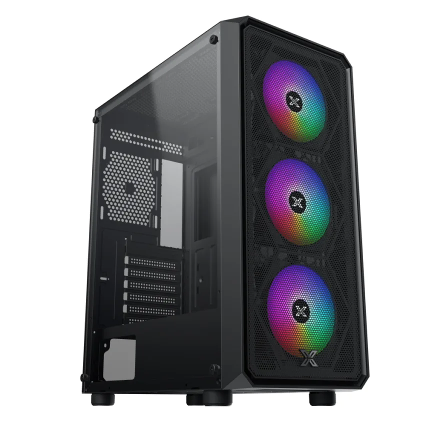 Vỏ case XIGMATEK DUO X 3F (eATX/ Màu đen/ 3fan)
