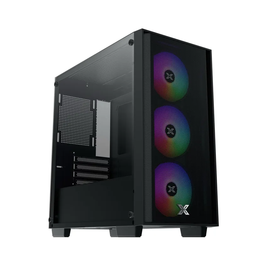 Vỏ Case Xigmatek NYX AIR II (3 fan RGB, Màu Đen)