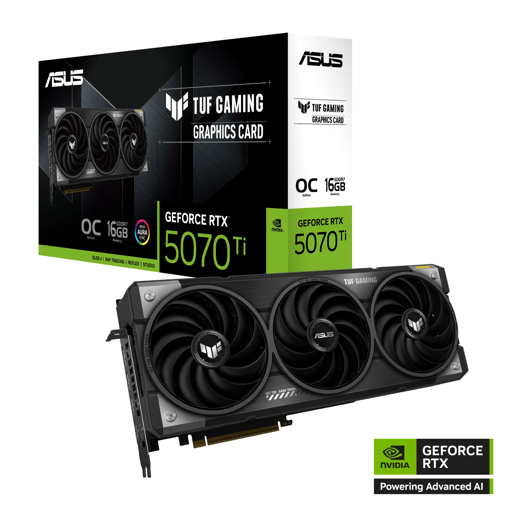 VGA ASUS TUF Gaming GeForce RTX 5070 Ti 16GB GDDR7 OC