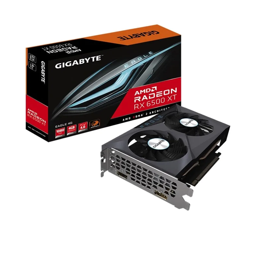 VGA Gigabyte RX 6500XT EAGLE 4G Radeo (GV-R65XTEAGLE-4GD)