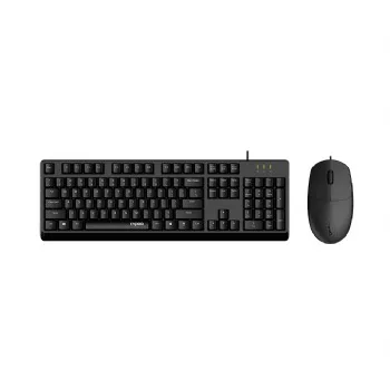 Bộ bàn phím và chuột RAPOO X125SE có dây màu đen
