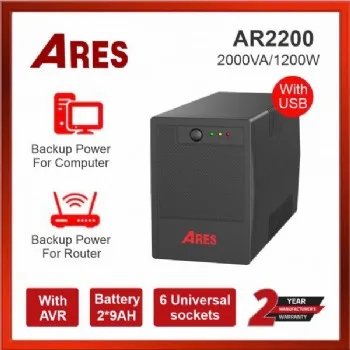 BỘ LƯU ĐIỆN UPS AR2200 2000VA 1200W