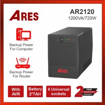 BỘ LƯU ĐIỆN UPS AR2120 1200VA 720W