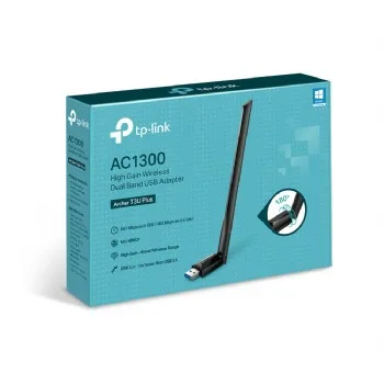 USB Wi-Fi Tplink T3U Plus Băng Tần Kép Độ Lợi Cao AC1300 Archer 2.4GHz/5GHz