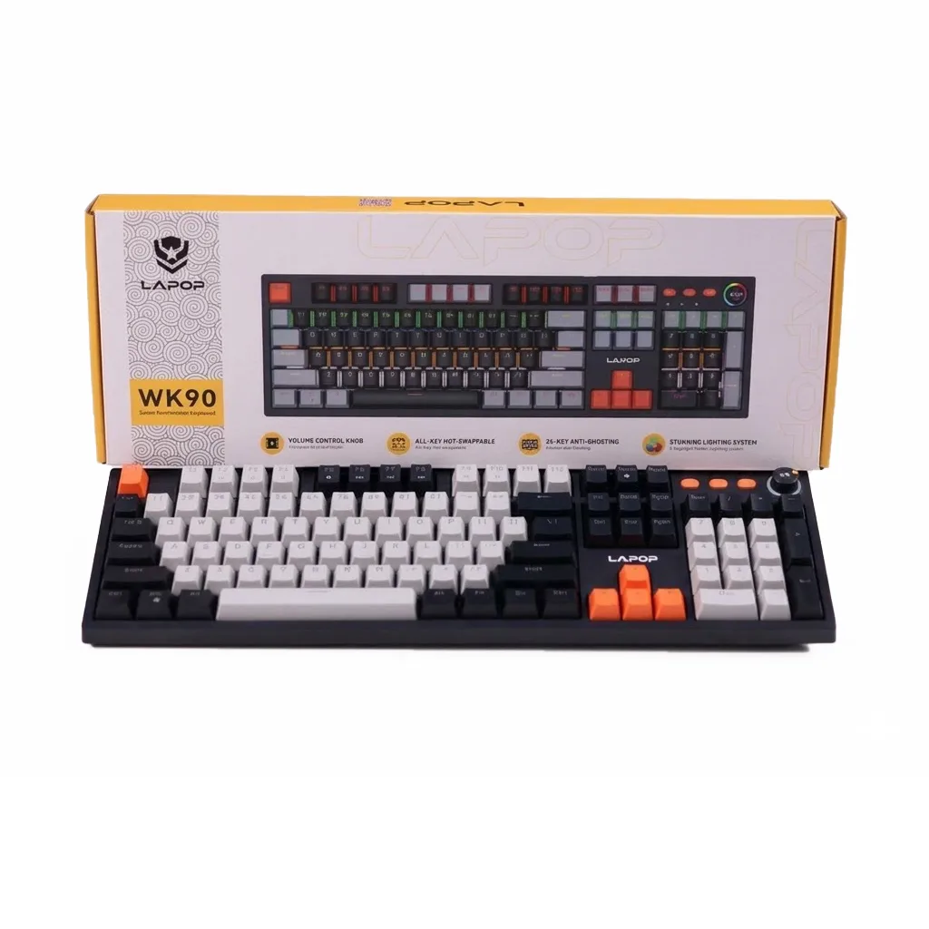 Bàn phím LAPOP WK90 Led RGB Full Size