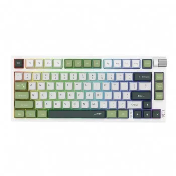 Bàn phím cơ gaming không dây + Bluetooth Lapop GK75 Red Green
