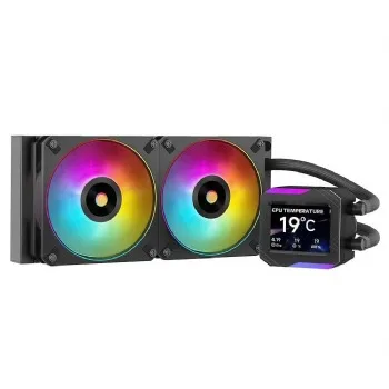 Tản nước Leopard Astroshell 240 V2 Black | ARGB Display, Đen