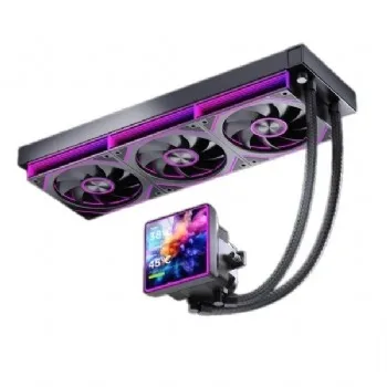 Tản nước Leopard Pro Flow 360 SE ARGB LCD | 360mm, ARGB, LCD, Đen