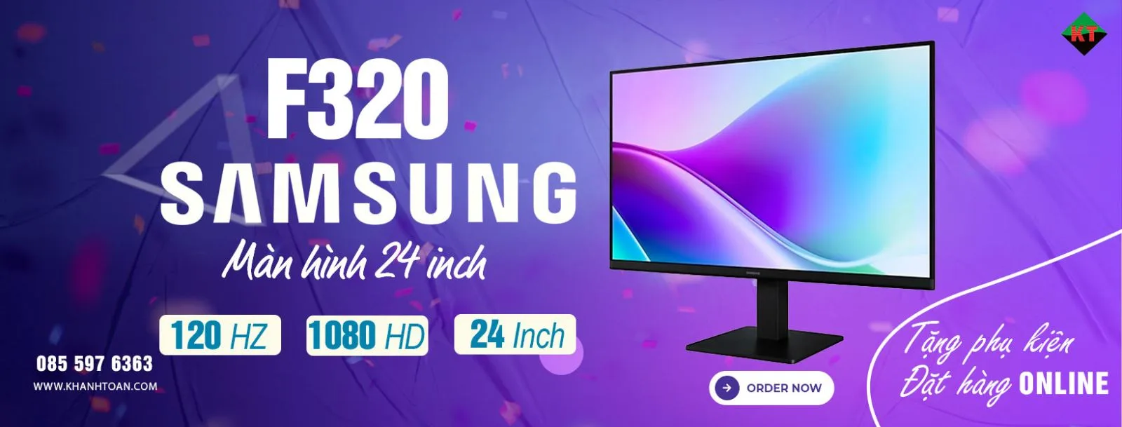 Màn Hình Samsung 24 Inch LS24F320GAEXXV FHD 120Hz | IPS