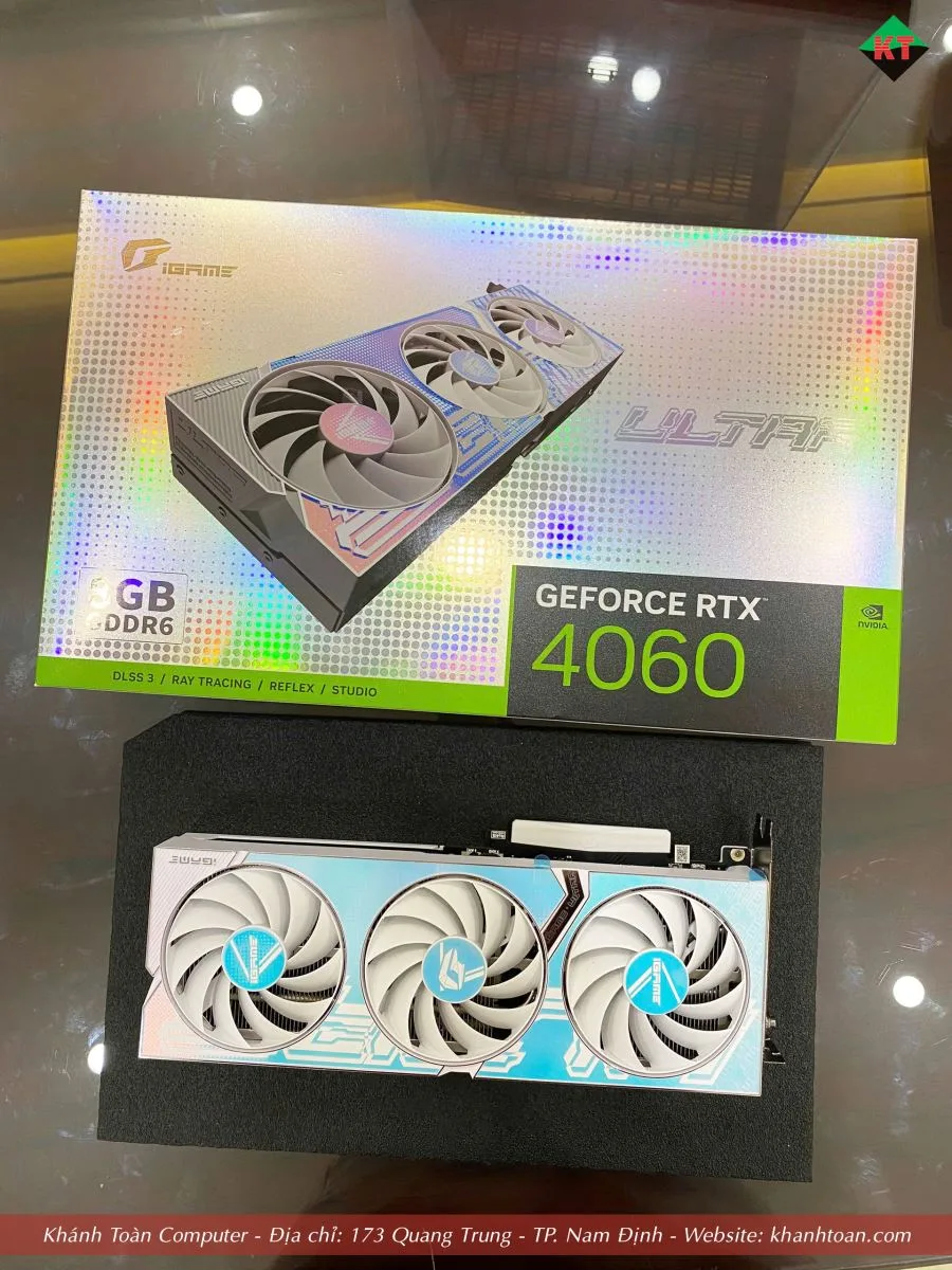 Review VGA Colorful iGame GeForce RTX 4060 Ultra White OC 8GB-V – “Chiến binh trắng” trong phân khúc tầm trung
