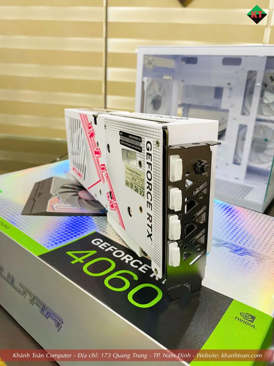 Review VGA Colorful iGame GeForce RTX 4060 Ultra White OC 8GB-V – “Chiến binh trắng” trong phân khúc tầm trung