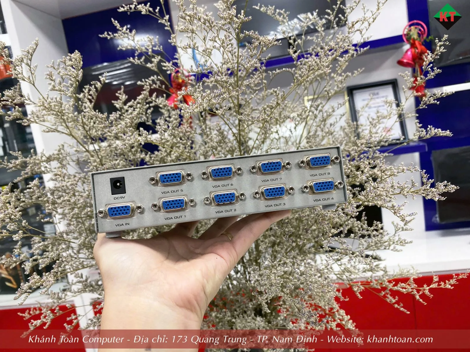 Bộ chia VGA 1 ra 8 ( kèm nguồn )