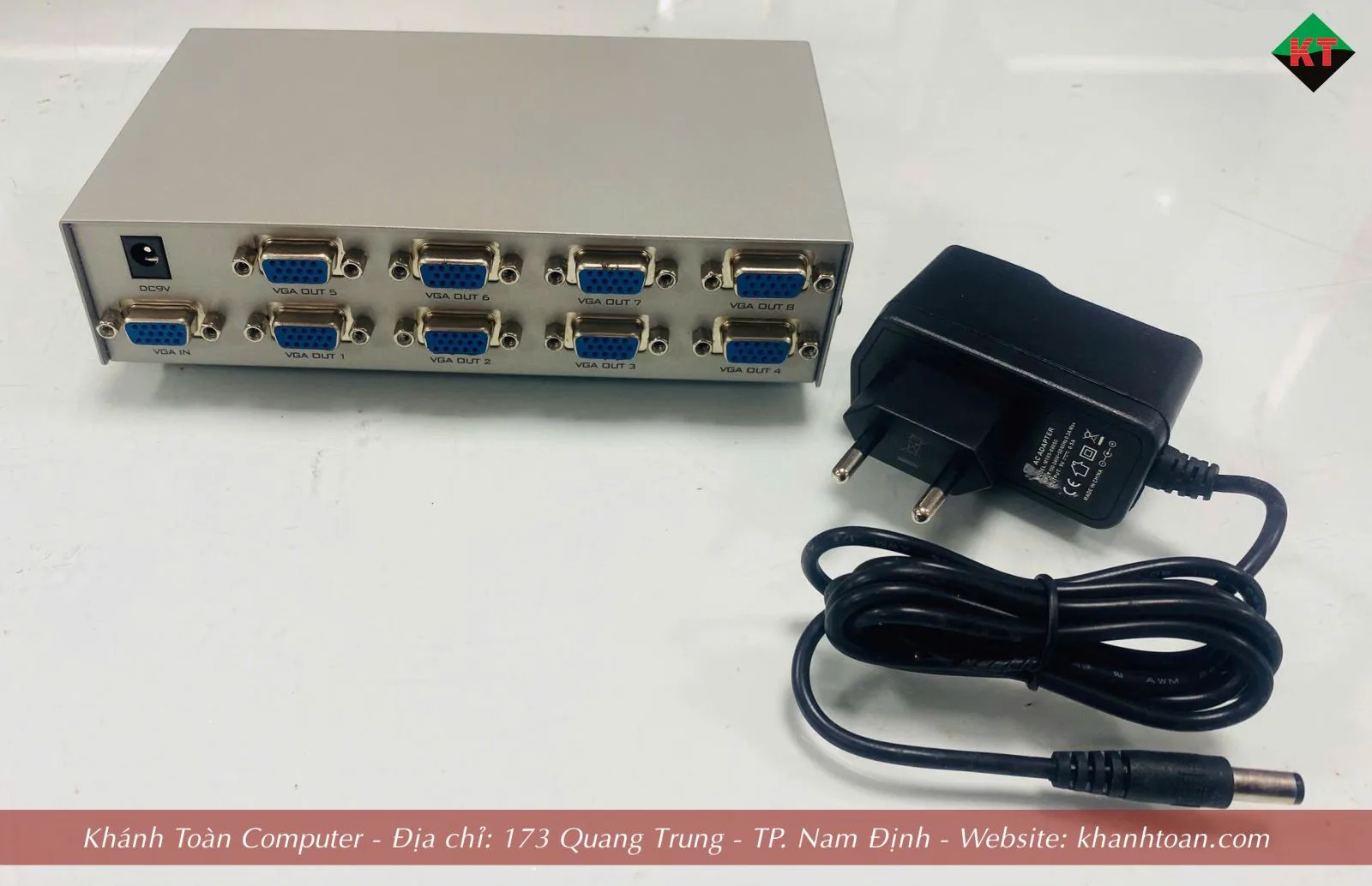 Bộ chia VGA 1 ra 8 ( kèm nguồn )