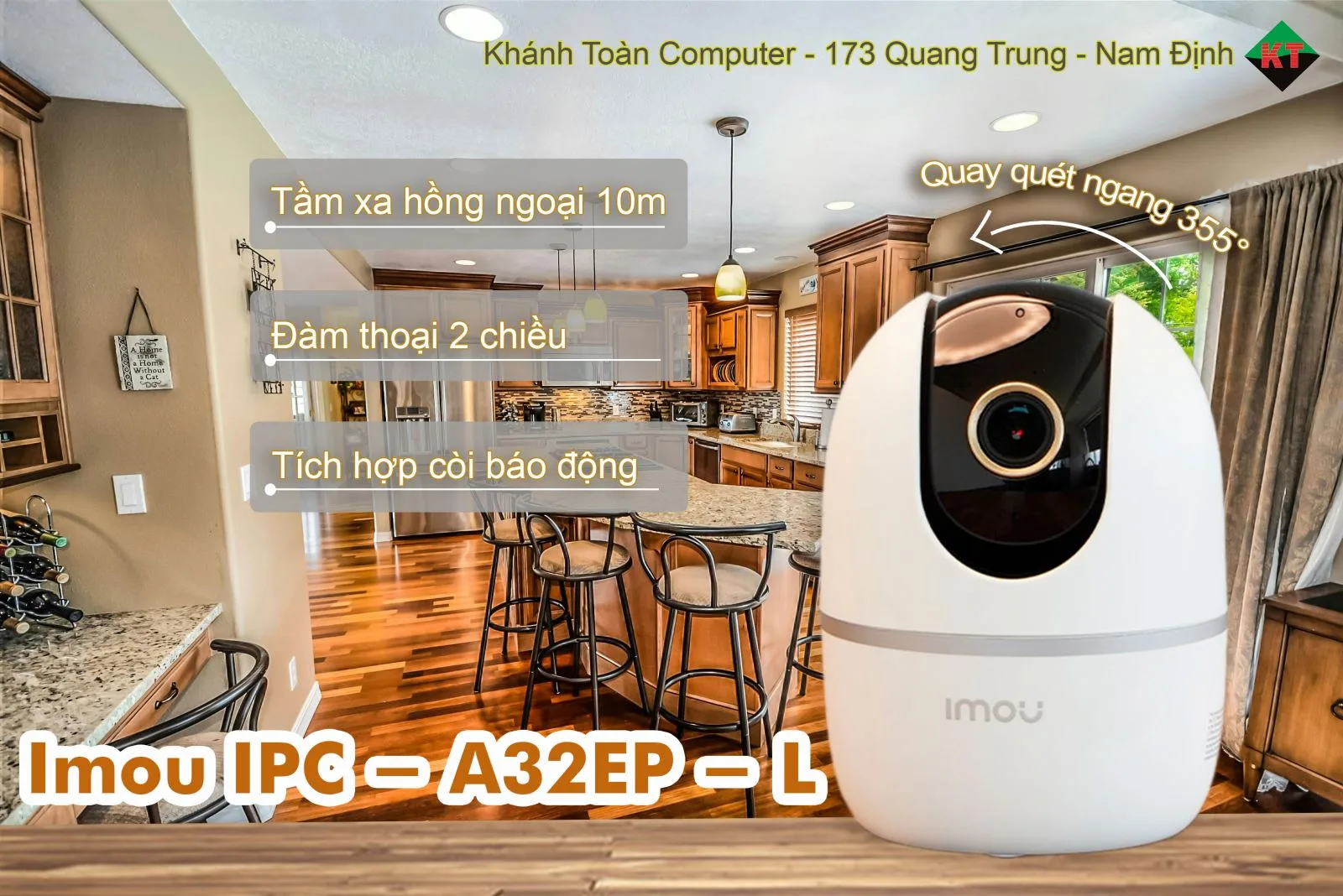Camera Wifi trong nhà IMOU IPC-A32EP-L 3MP