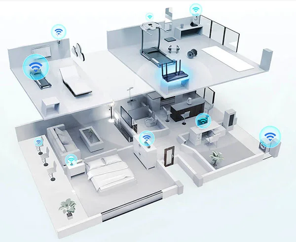 Cách chọn WiFi xuyên tường mạnh, sóng khỏe, dùng mượt trong nhà nhiều tầng