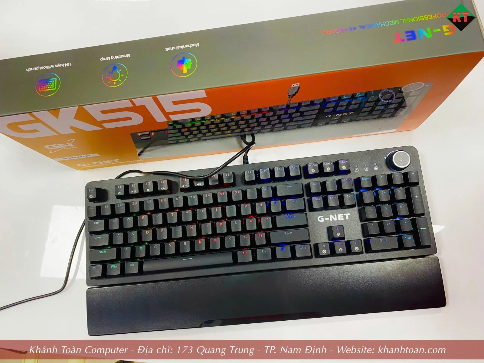 BÀN PHÍM CƠ GAMING G-NET GK515: LỰA CHỌN ĐÁNG MUA NHẤT 2025
