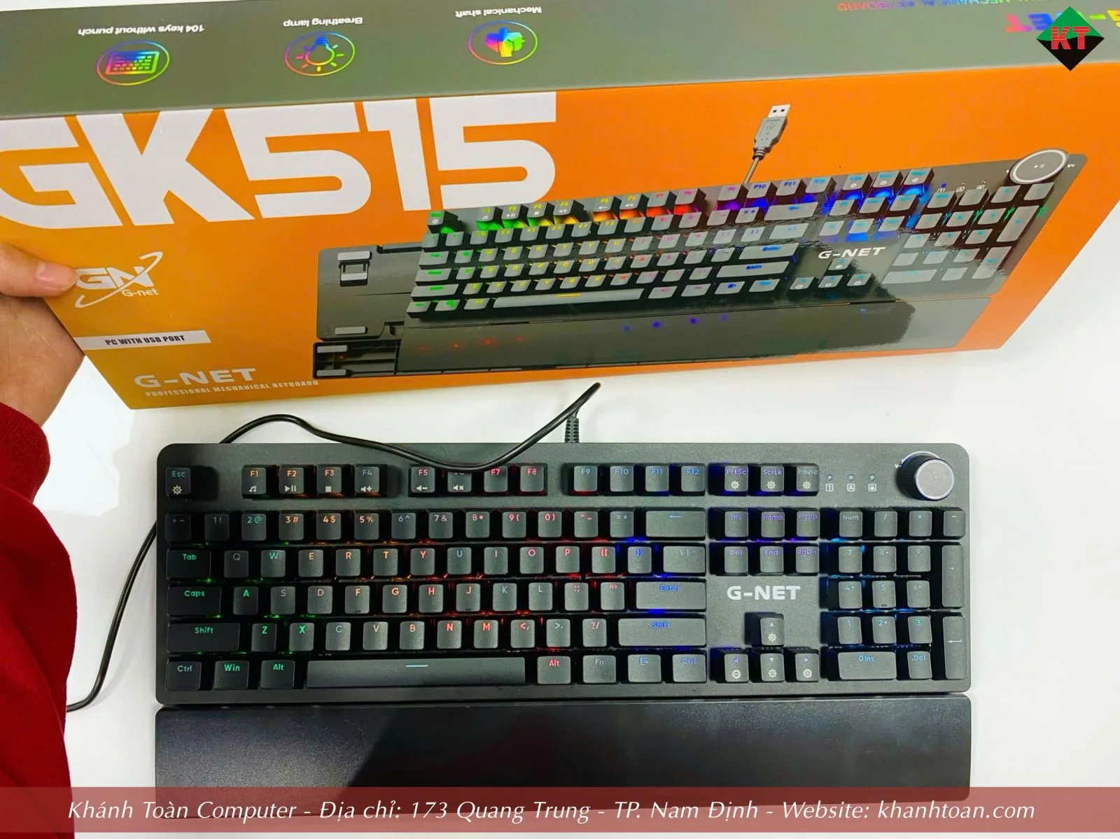 BÀN PHÍM CƠ GAMING G-NET GK515: LỰA CHỌN ĐÁNG MUA NHẤT 2025