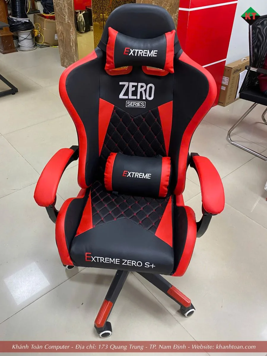 Ghế Gaming Extreme Zero S+ Black-Red