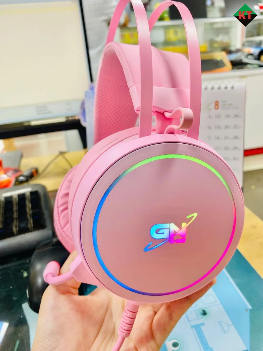 TAI NGHE GNET G09 7.1 LED RGB Pink