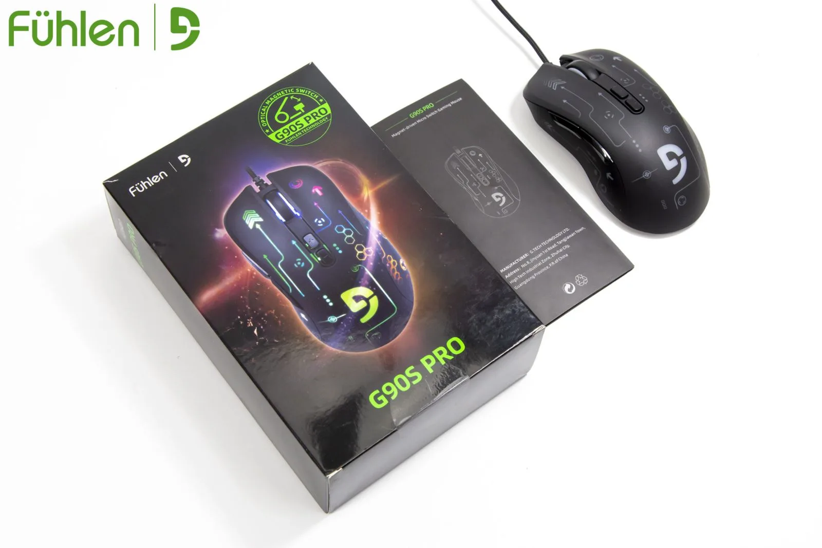Chuột Gaming Fuhlen G90s Pro Led RGB có dây