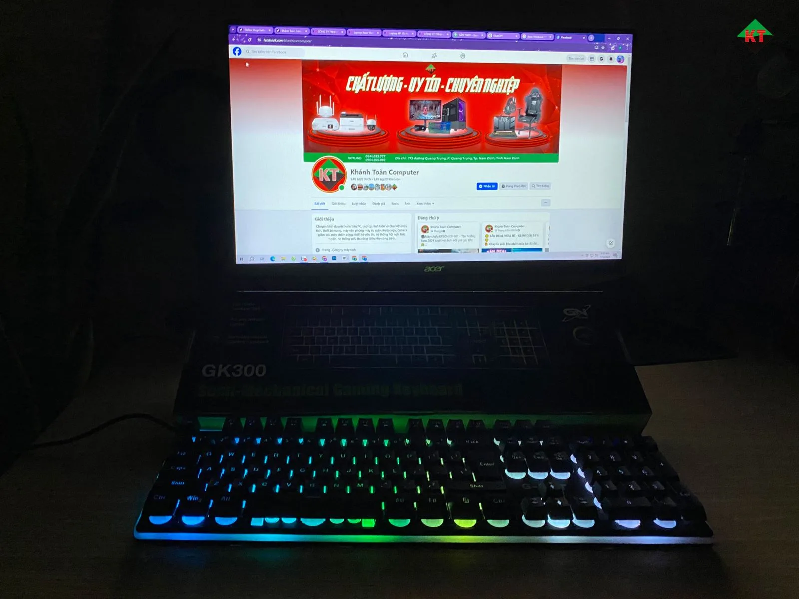 Bàn phím giả cơ Gnet GK300