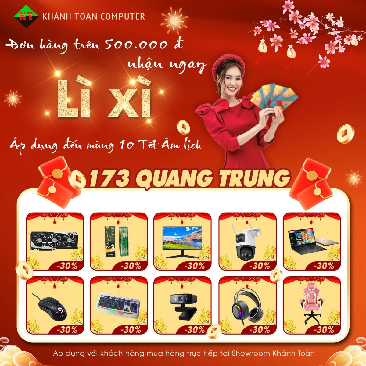 HÁI LỘC ĐẦU XUÂN – NHẬN LÌ XÌ MAY MẮN