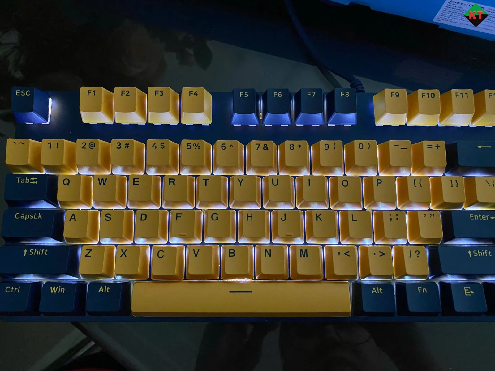 Bàn Phím Cơ Gaming Rapoo V500 Pro (Bản Vàng - Xanh)