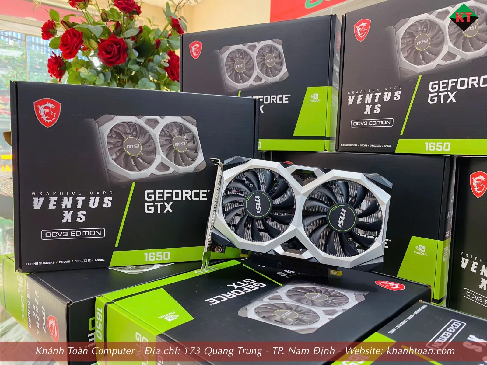 Đánh giá Card VGA MSI GTX 1650 D6 Ventus XS 4G OCV3 – Lựa chọn lý tưởng cho máy gaming tầm trung tại Khánh Toàn Computer