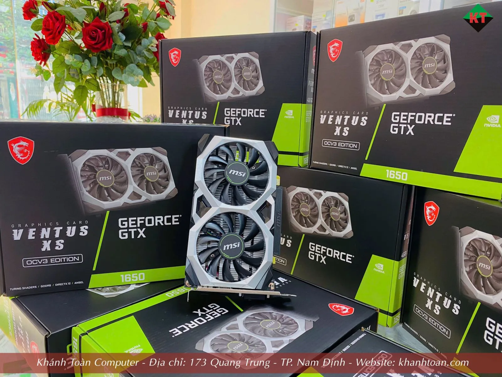 Đánh giá Card VGA MSI GTX 1650 D6 Ventus XS 4G OCV3 – Lựa chọn lý tưởng cho máy gaming tầm trung tại Khánh Toàn Computer