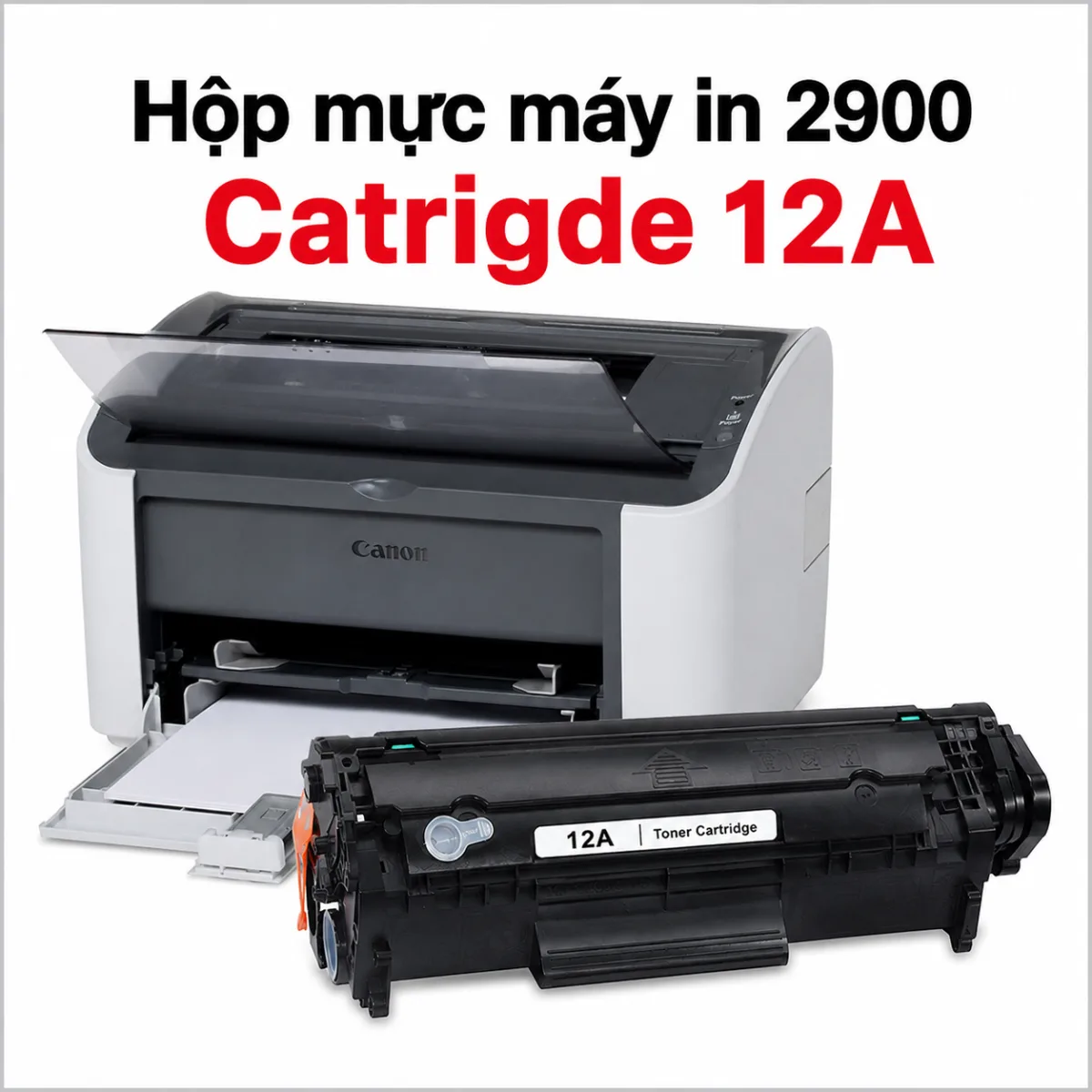 Hộp Mực In Laser Premium – Mực 12A (Q2612A) Đa Năng Cho HP/Canon 2900