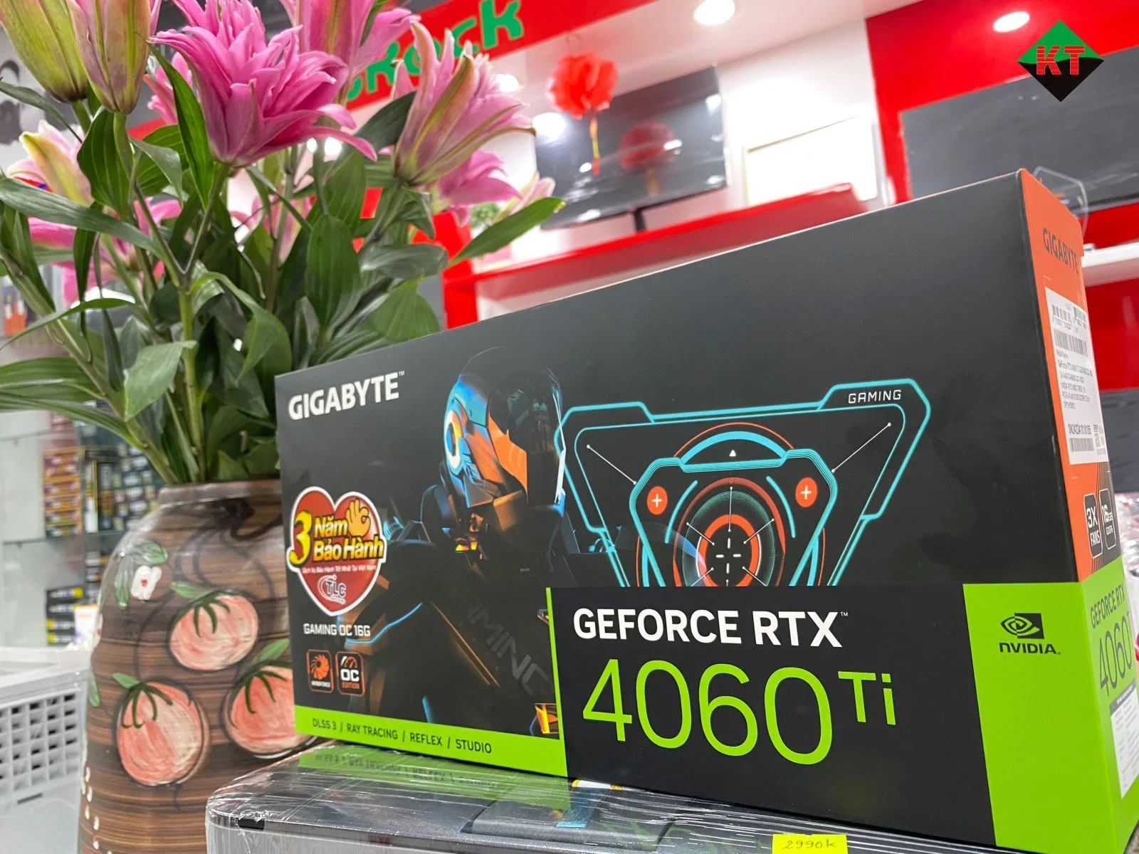Card đồ họa VGA Gigabyte GeForce RTX 4060 Ti GAMING OC (16G GDDR6  - 18 Gbps - 3 Fan)