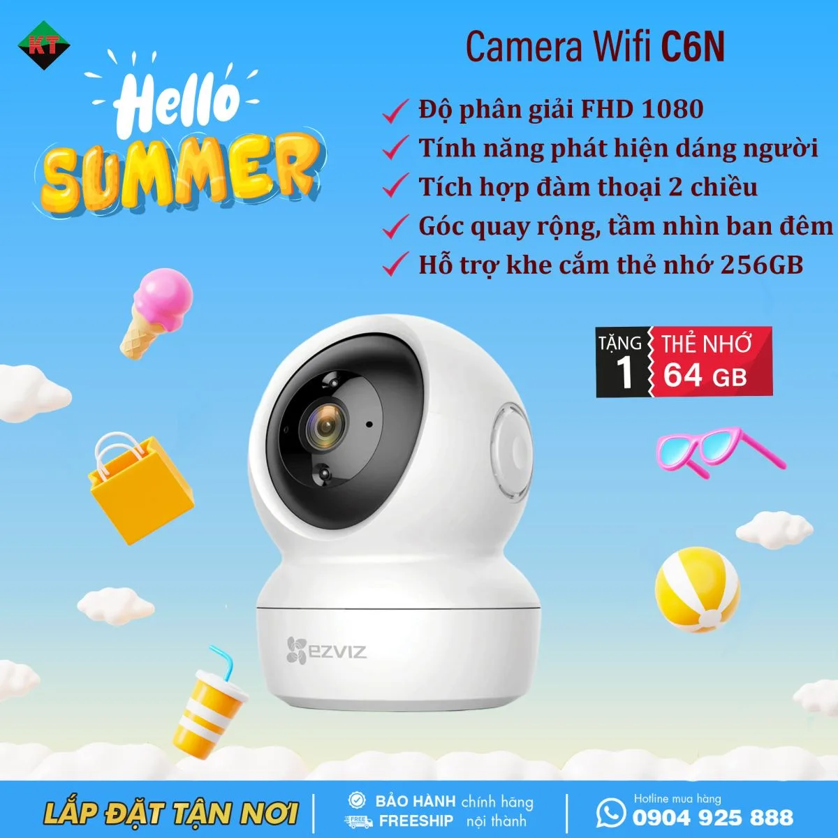 MUA 1 TẶNG 1 – KHUYẾN MÃI CỰC HOT CHO CAMERA WIFI AN NINH