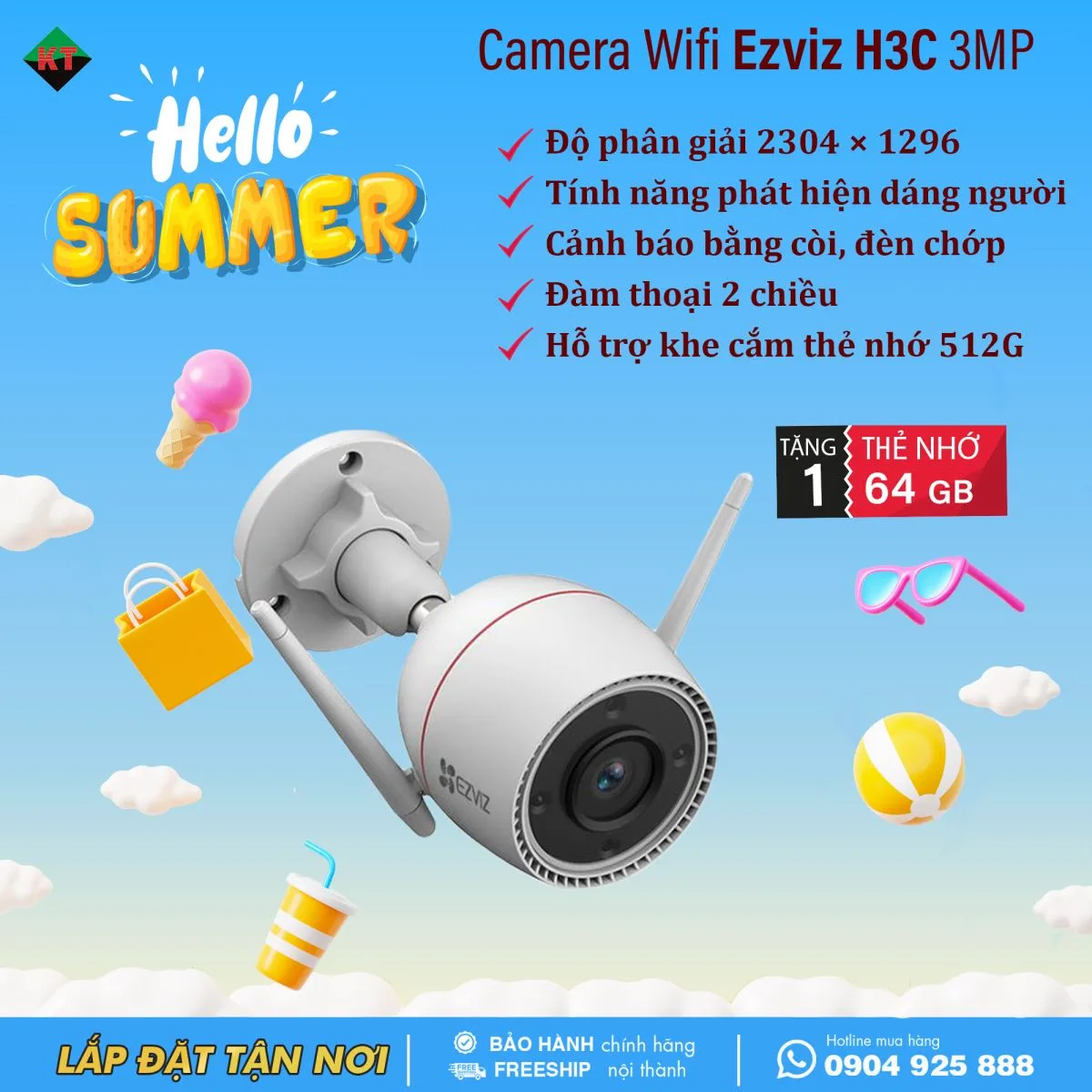 MUA 1 TẶNG 1 – KHUYẾN MÃI CỰC HOT CHO CAMERA WIFI AN NINH