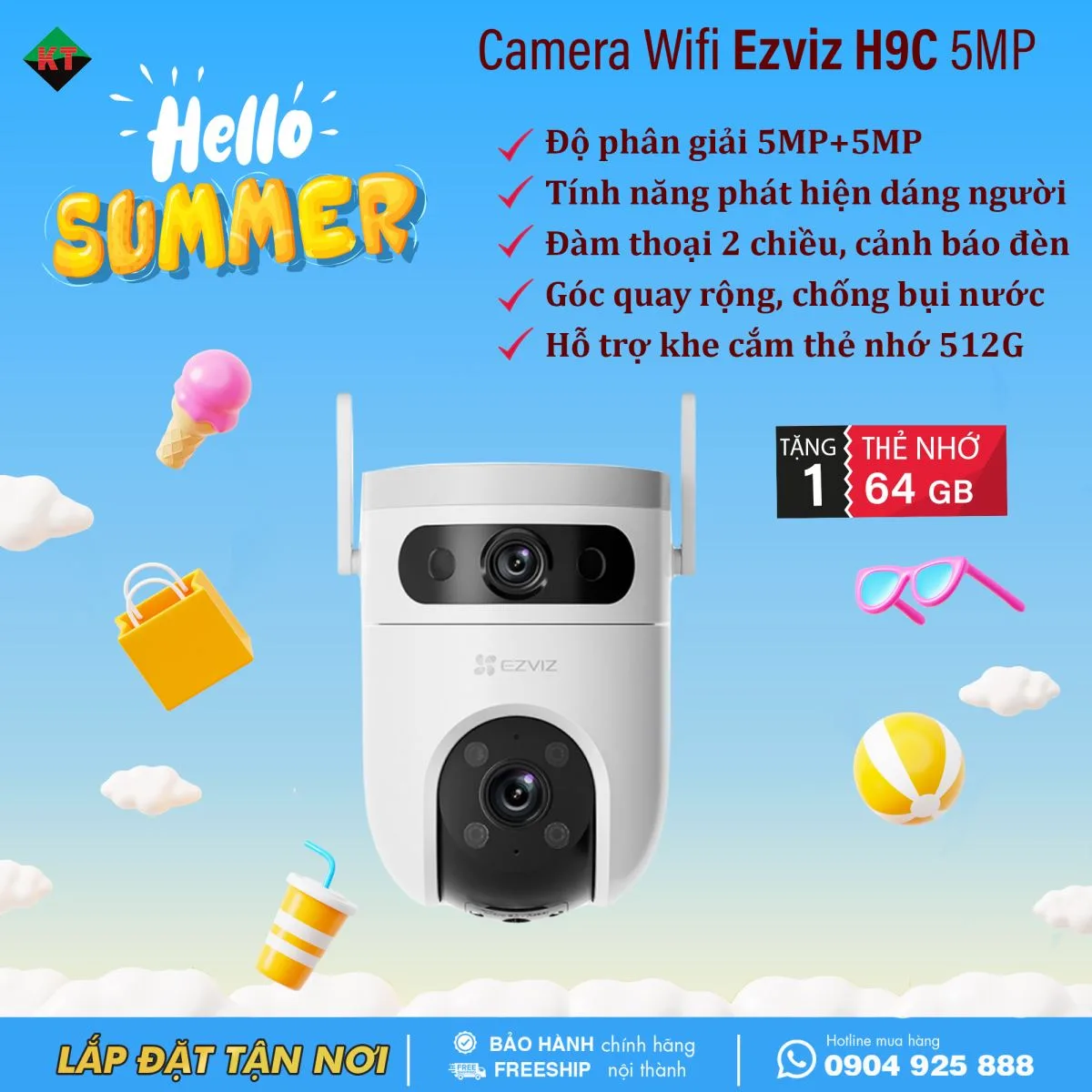 MUA 1 TẶNG 1 – KHUYẾN MÃI CỰC HOT CHO CAMERA WIFI AN NINH