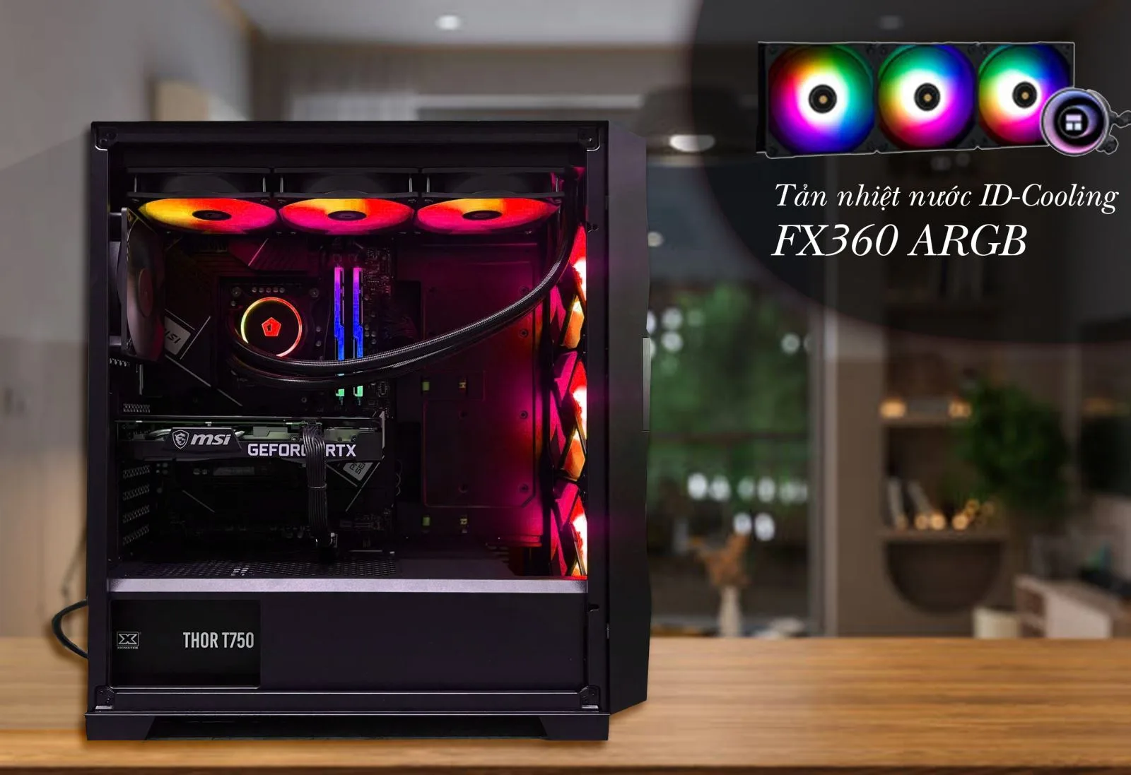 Tản Nhiệt Nước AIO ID-COOLING FX360 – Hiệu Suất Mát Lạnh, Thiết Kế Đẳng Cấp
