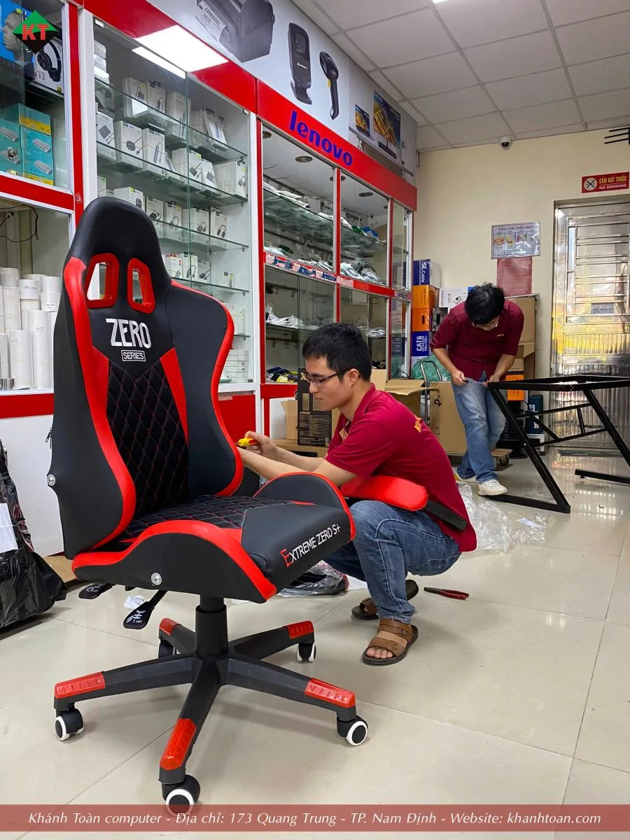 Ghế Gaming Extreme Zero S+ Black-Red