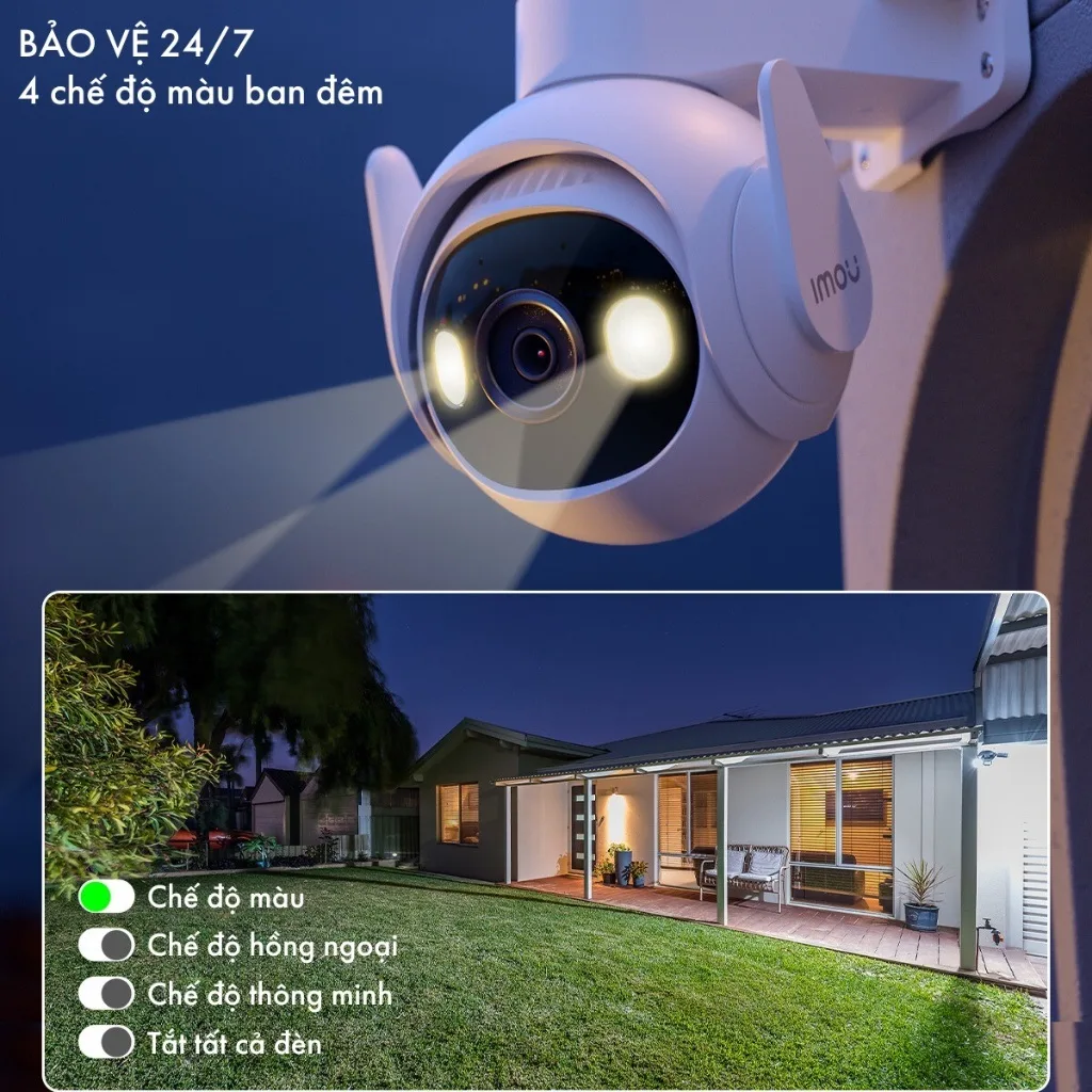 Camera ngoài trời Imou GS7 5MP Cruiser 2 độ phân giải 3K (IPC-GS7EP-5M)