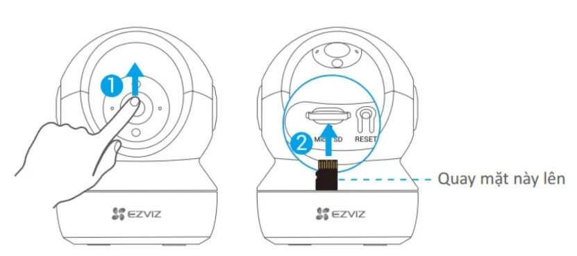Camera H6C Pro 3MP quay quét ngày đêm đàm thoại 2 chiều (phát hiện chuyển động, con người)
