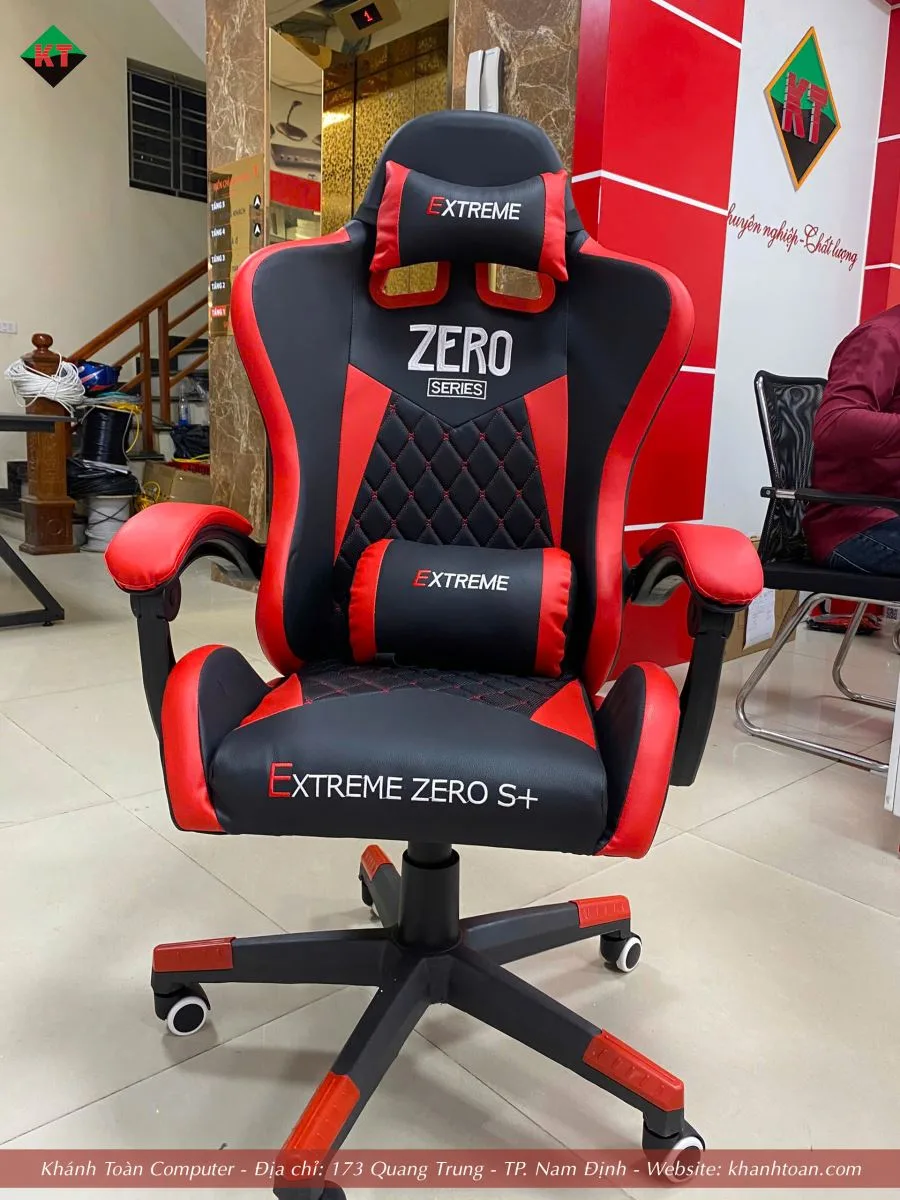 Ghế Gaming Extreme Zero S+ Black-Red