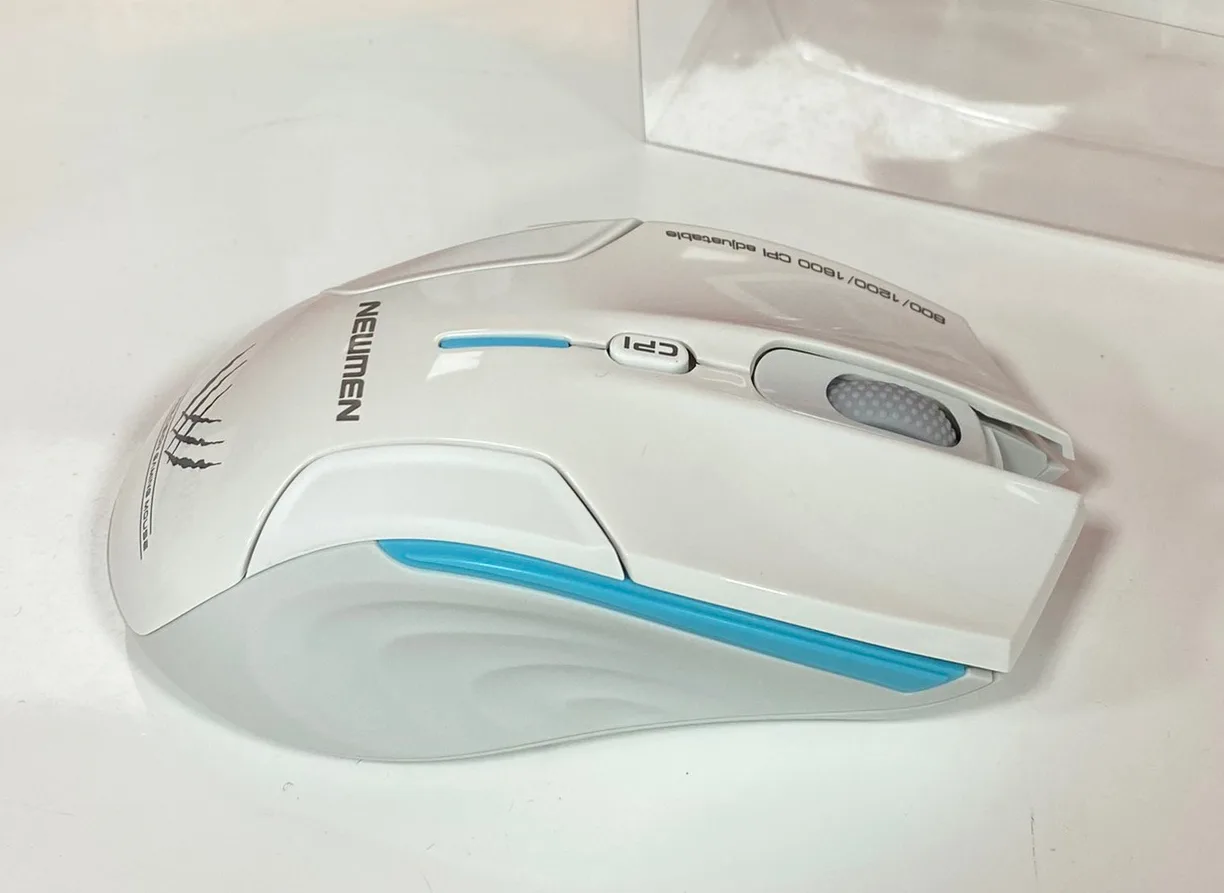 CHUỘT GAMING KHÔNG DÂY NEWMEN E500 + PLUS (MÀU TRẮNG)