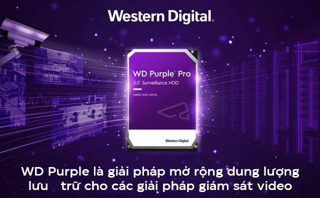 Ổ cứng Western Digital Purple Pro 10TB chính hãng