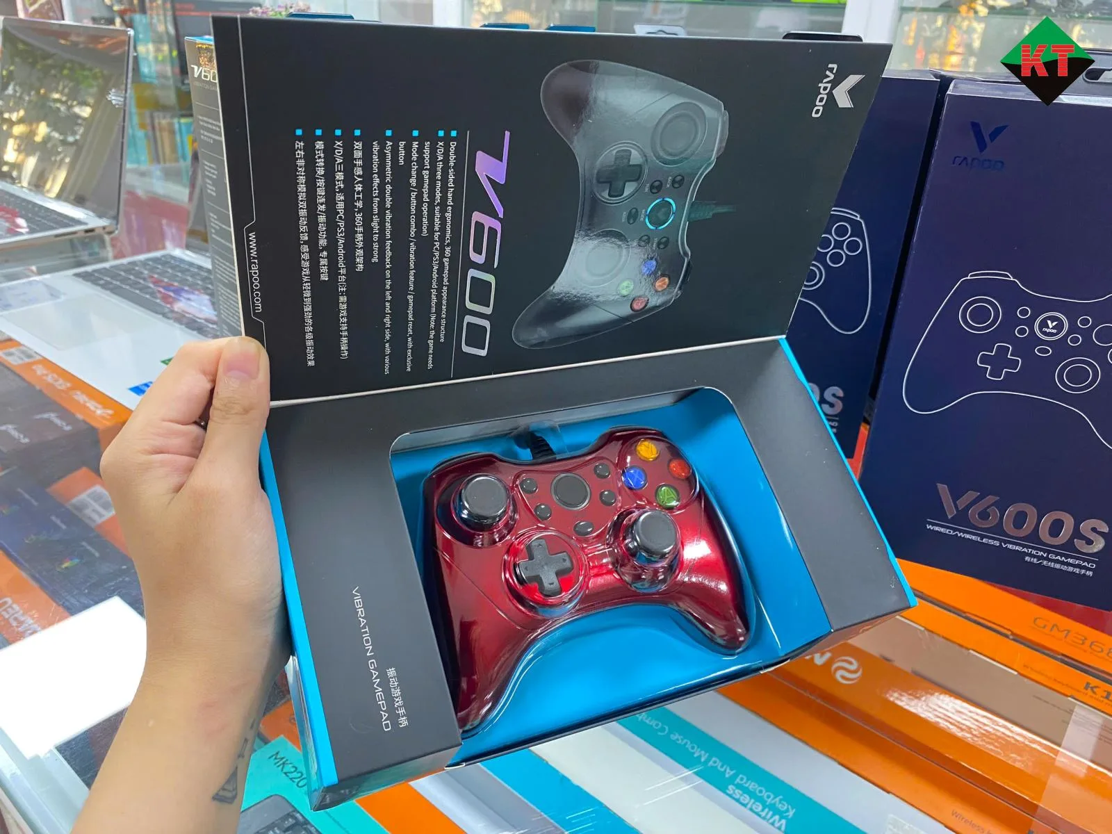 Tay cầm chơi game Rapoo V600