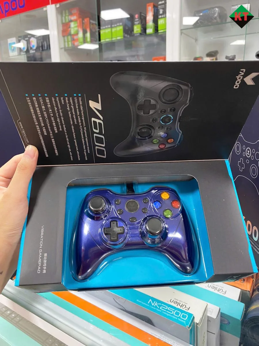 Tay cầm chơi game Rapoo V600
