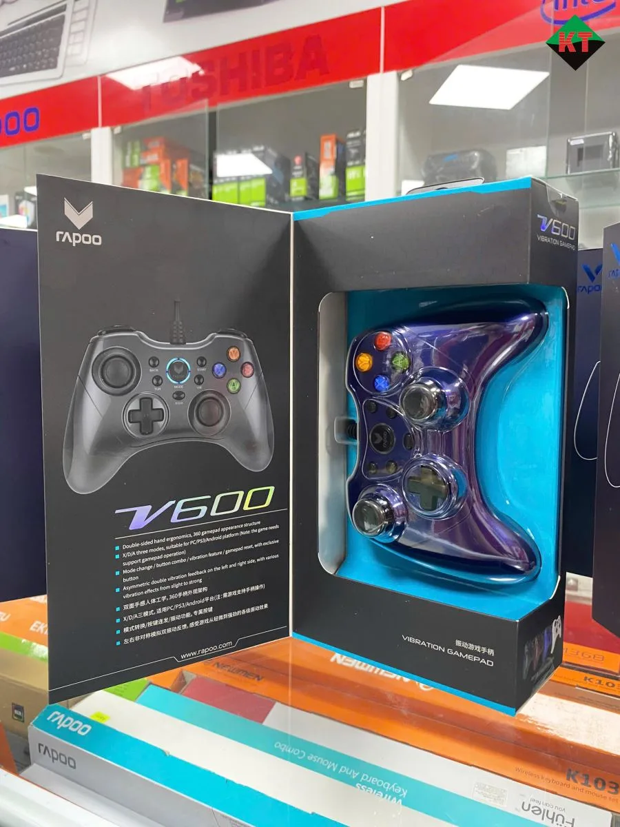 Tay cầm chơi game Rapoo V600