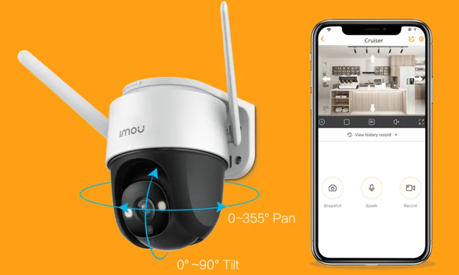Camera Imou S21 FP ( 2MP Full HD/ chống nước/ đèn cảnh báo chuyển động/mic )